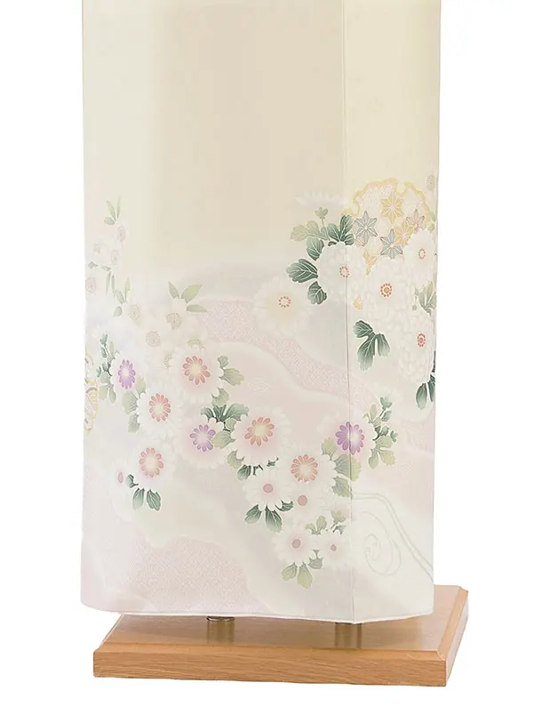 訪問着レンタル 0174 クリーム 華雪輪