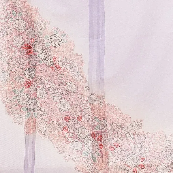 夏訪問着htr028四季花/薄紫