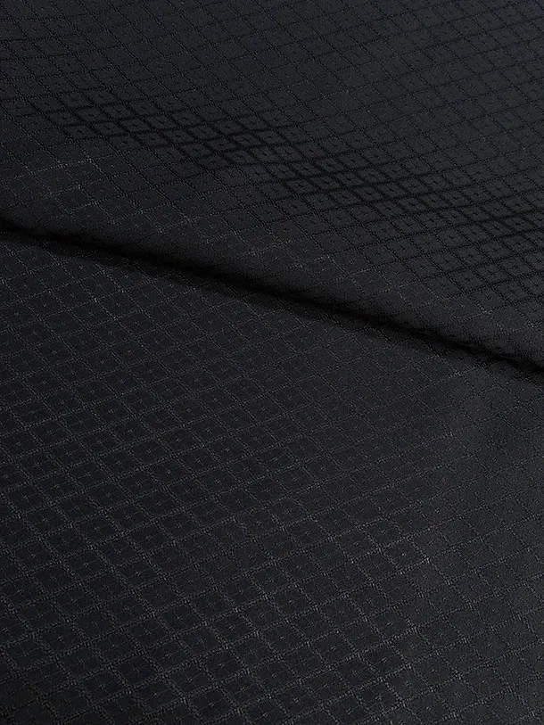 卒業式成人式袴ﾚﾝﾀﾙ151黒紋付×kansai黒縞