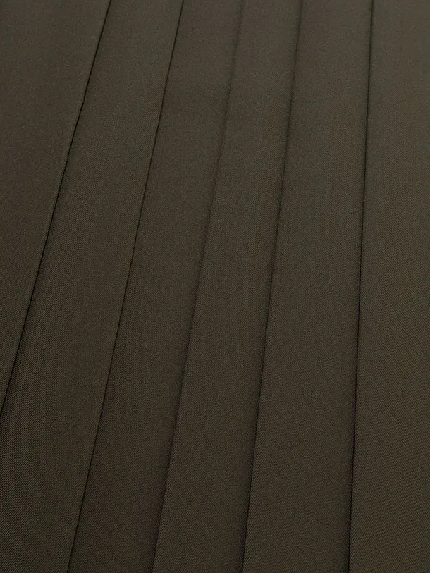 男性袴レンタル0268 JAPANSTYLE／グレーストライプ／カーキブラウン袴