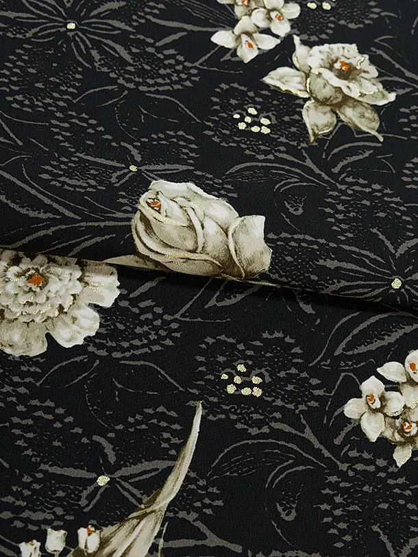 卒業袴1246 JILL STUART／黒 フルール／テラコッタ 鈴蘭刺繍袴