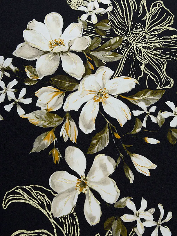 卒業式女性袴 1290 Sugar Kei／濃紺 ゆり／モカブラウン袴