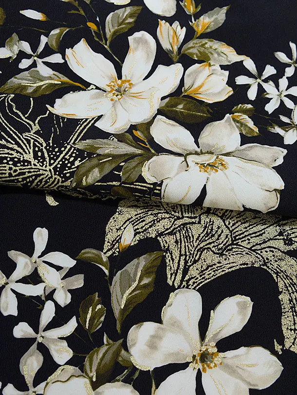 卒業式女性袴 1301 Sugar Kei／濃紺 ゆり／ネイビー袴