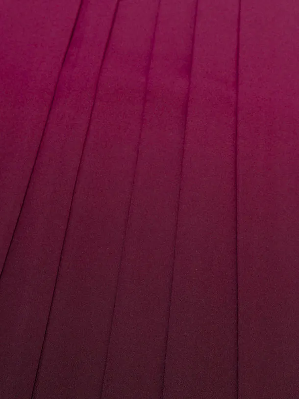 先生,教員向け袴レンタル 1313 ピンクベージュ 牡丹菊／ワインぼかし袴