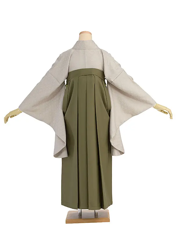 先生,教員向け袴レンタル 1330 ベージュ／カーキ袴