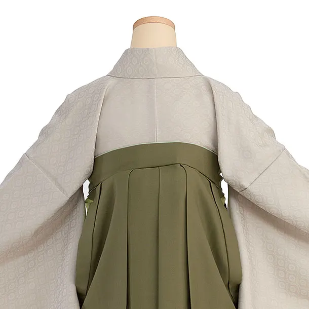 先生,教員向け袴レンタル 1330 ベージュ／カーキ袴