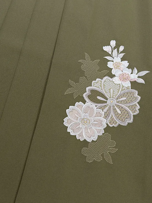 先生,教員向け袴レンタル 1330 ベージュ／カーキ袴