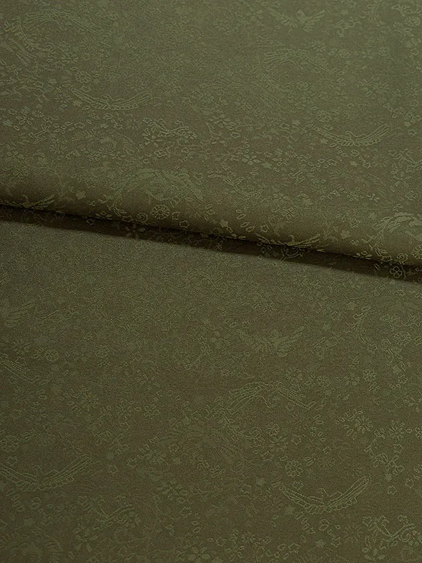 先生,教員向け袴レンタル 1385 モスグリーン／ベージュ袴