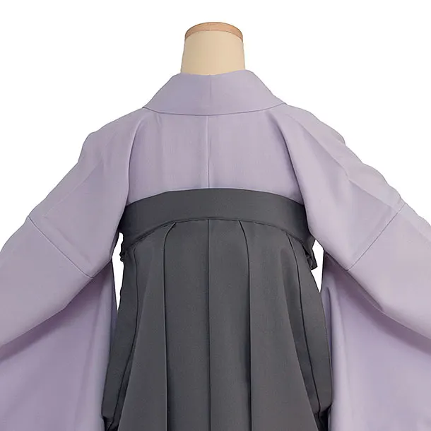 先生,教員向け袴レンタル 1387 ラベンダー／グレー袴