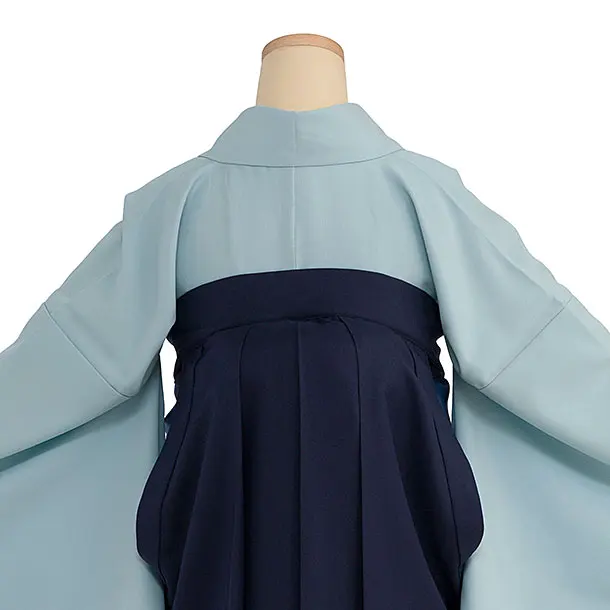 先生,教員向け袴レンタル 1393 水色／紺袴