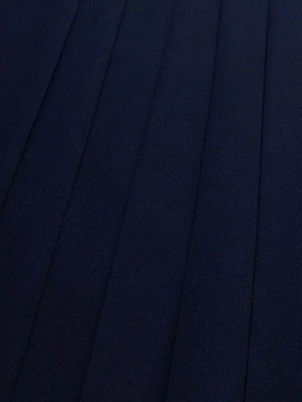 先生,教員向け袴レンタル 1393 水色／紺袴