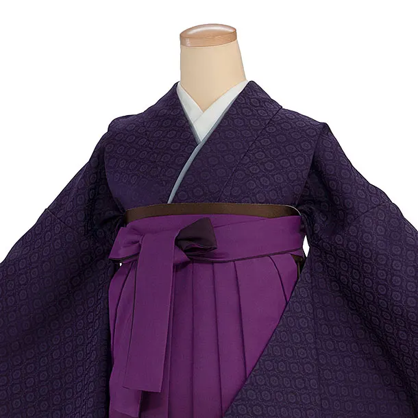 先生,教員向け袴レンタル 1408 紫色／紫ぼかし袴