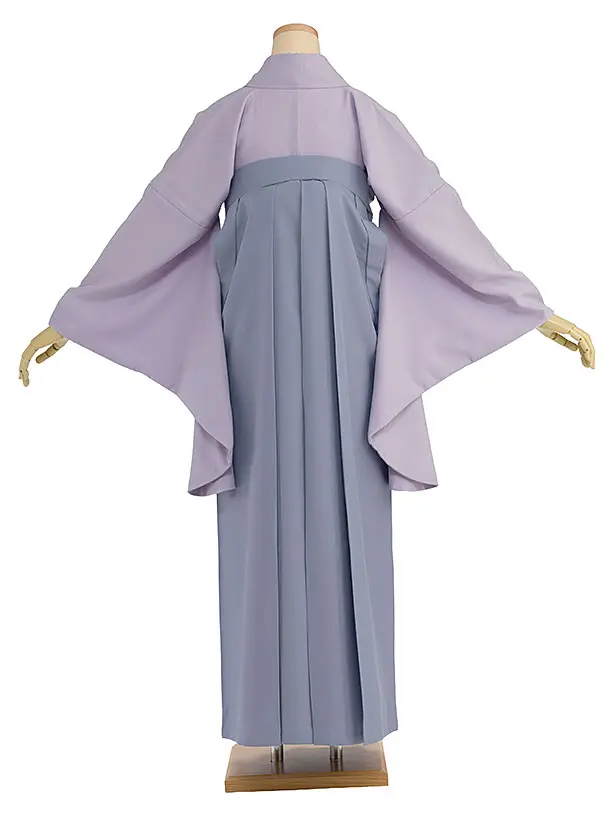 先生,教員向け袴レンタル 1415 ラベンダー／青藤色袴