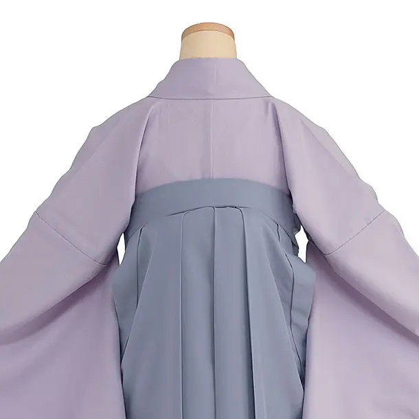 先生,教員向け袴レンタル 1415 ラベンダー／青藤色袴