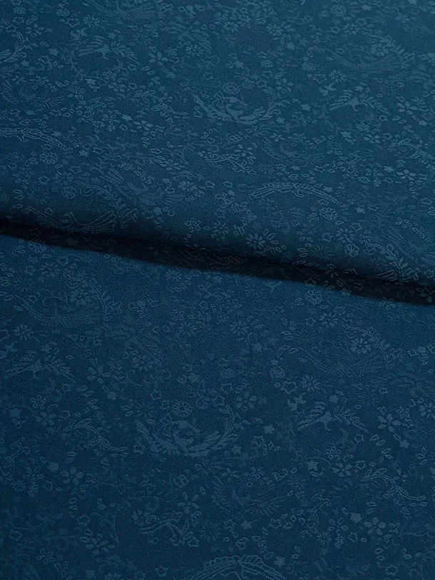 先生,教員向け袴レンタル 1425 藍色／茶色袴