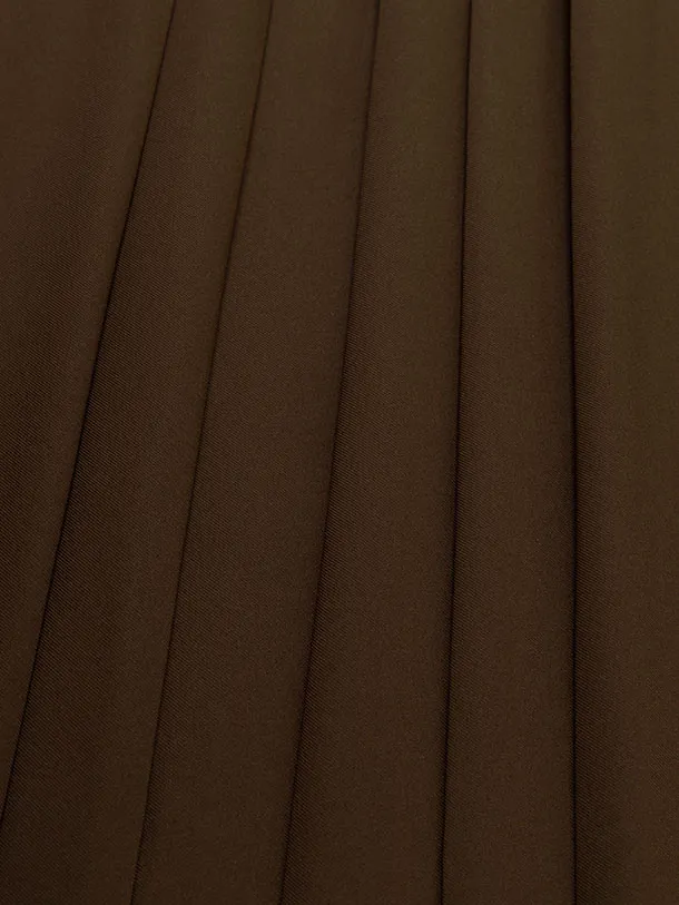 先生,教員向け袴レンタル 1425 藍色／茶色袴