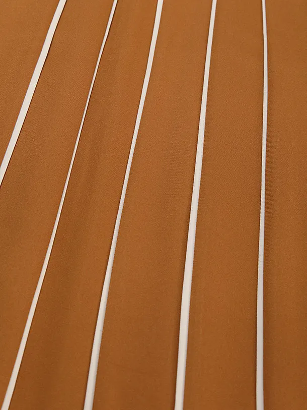 卒業式女性袴レンタル B549 グレージュ 桜／テラコッタ袴