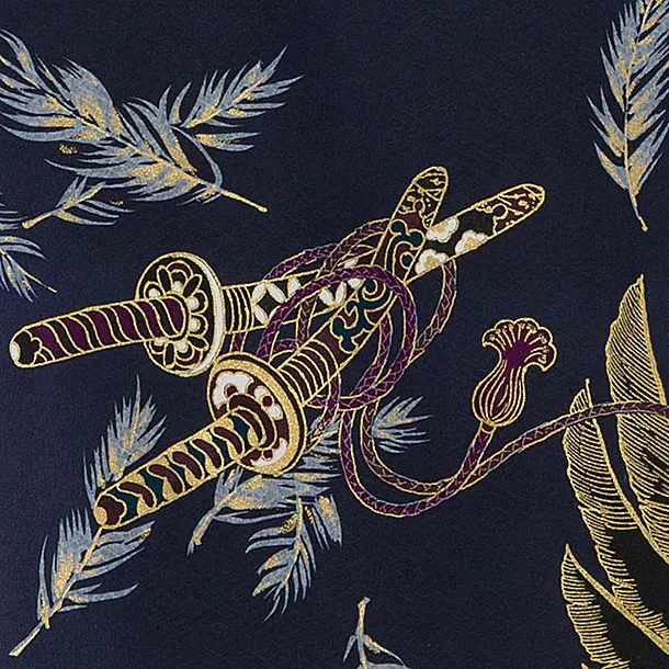 お宮参り(男の子)レンタル  0266 紺 兜鷹