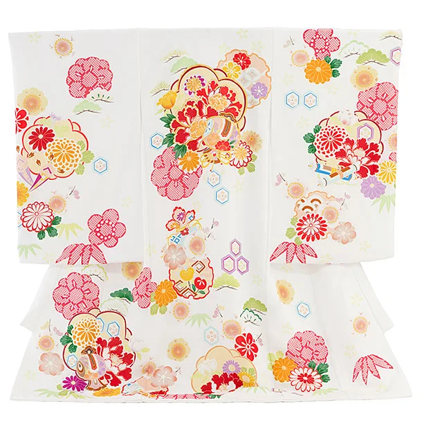 お宮参り(女の子)レンタル 0299 白 花小槌