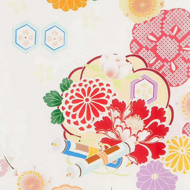 お宮参り(女の子)レンタル 0299 白 花小槌