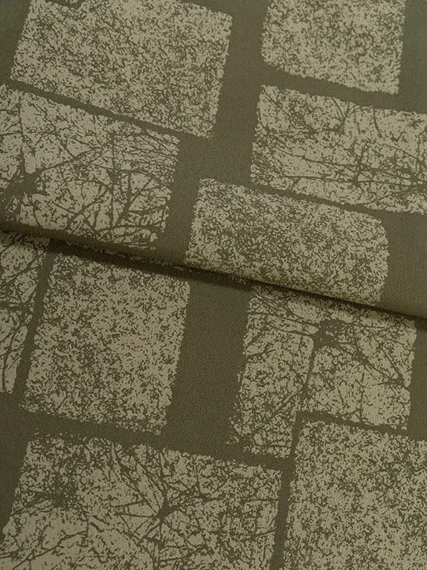 簡単七五三(5歳男児) 0598 淡グレーグリーン 石畳柄／グレーゴールド菱紋袴