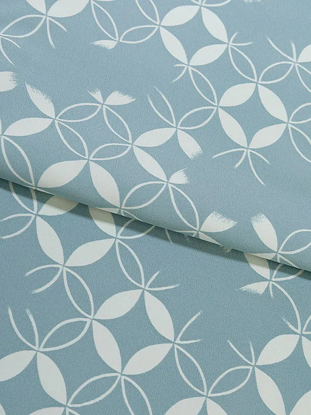 七五三レンタル(3歳男児被布) 0652 ベージュ 矢羽兜×ブルーグレー 七宝