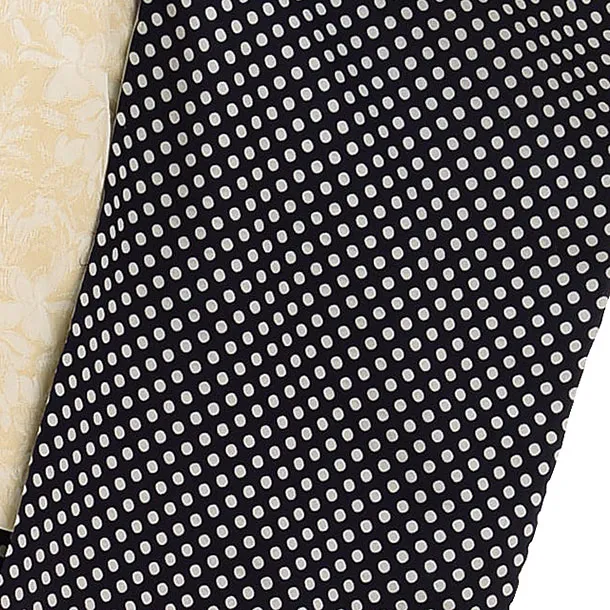 七五三レンタル(3歳男児被布) B553 ベージュ×濃紺 ドット