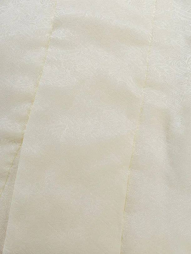 【正絹】七五三レンタル(3歳女児被布)0215 紅一点／クリーム×赤 ねじり梅橘