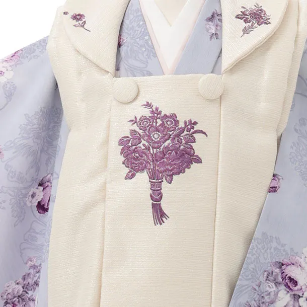 七五三(3歳女児)0259 JILL STUART／クリーム×ラベンダー ローズ