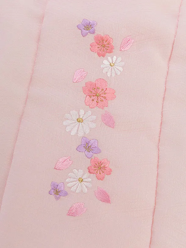 七五三レンタル(3歳女児被布) 0270 ピンク×ピンク 花華