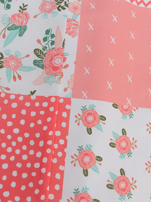 七五三レンタル(7歳女児結び帯) C736 白地 花ドット