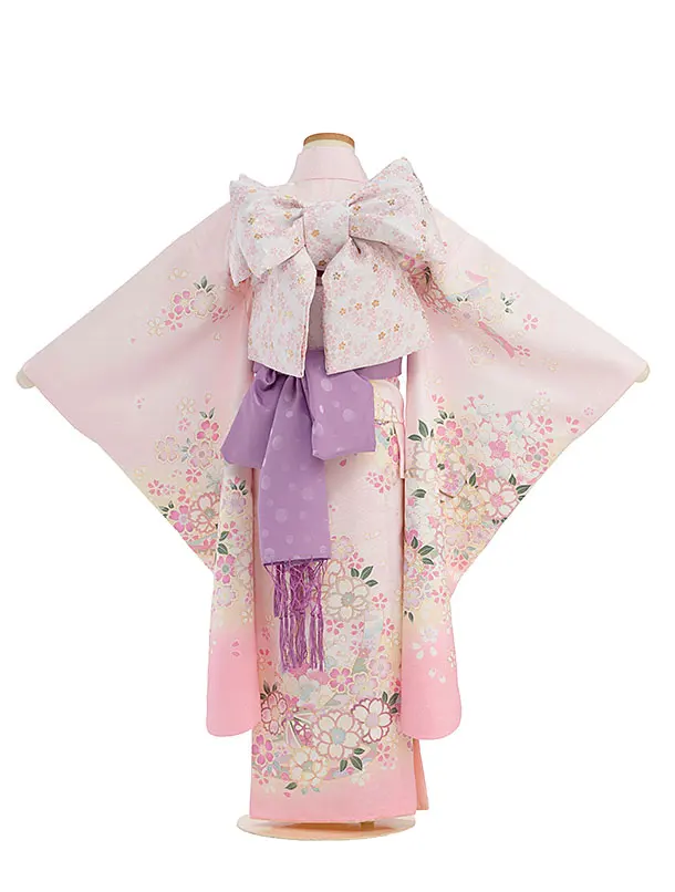 七五三女児　TA-21 七五三七歳四つ身：N041 JILL STUART 薄紫 蝶々 | 七五三着物
