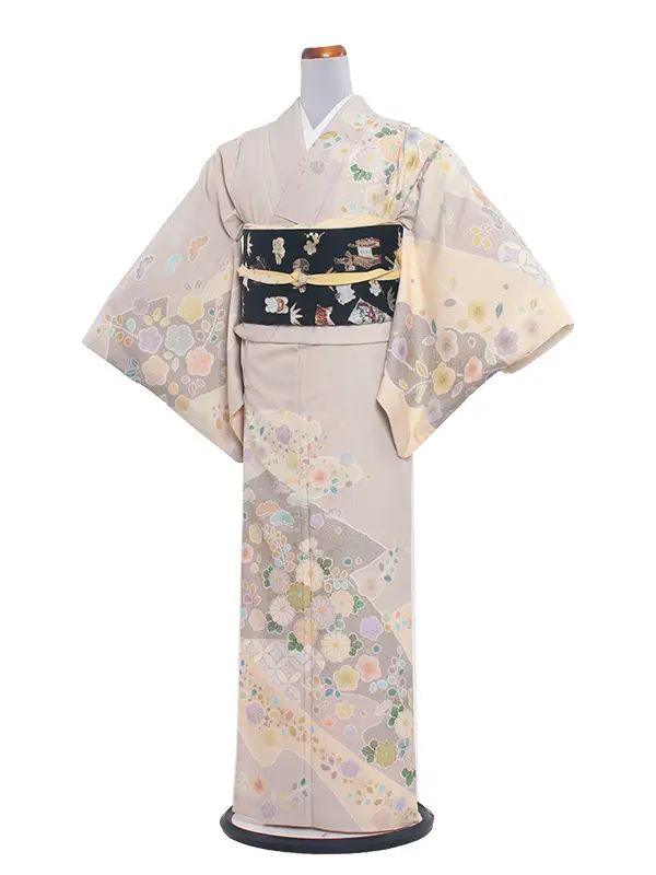 訪問着 324 ﾋﾟﾝｸﾍﾞｰｼﾞｭ/和花のしらべ