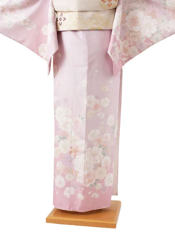訪問着 薄ピンク 桜 606