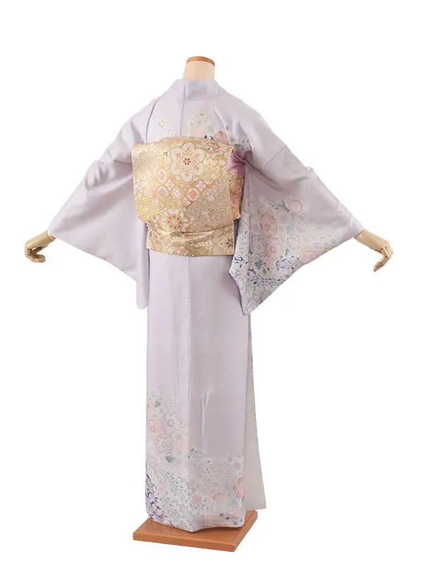 訪問着 薄紫 藤の花 615