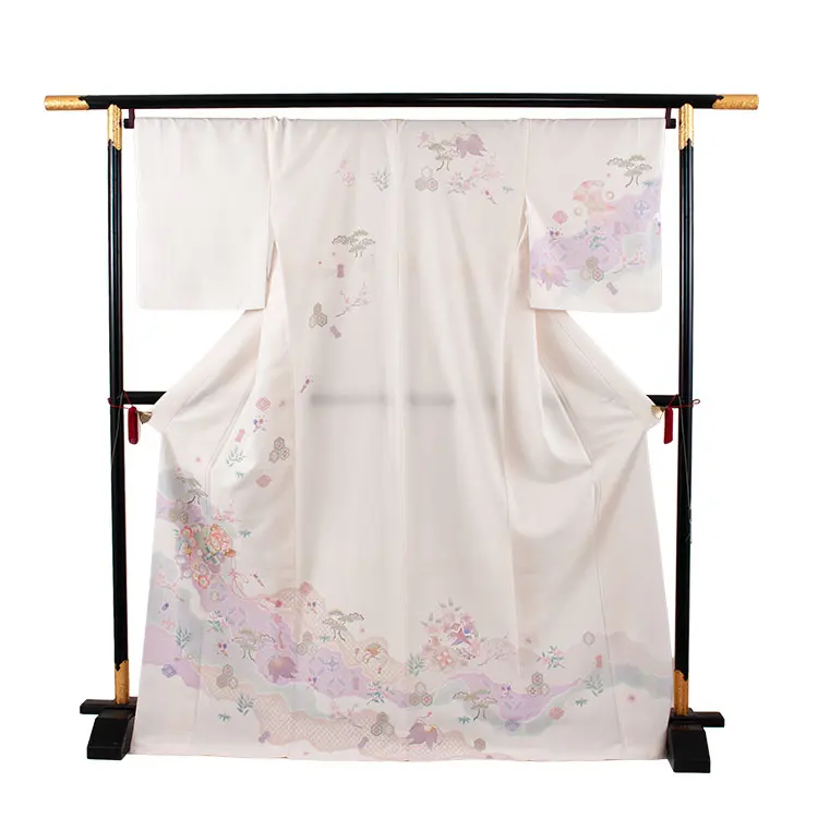 訪問着 アイボリー 吉祥文様 618