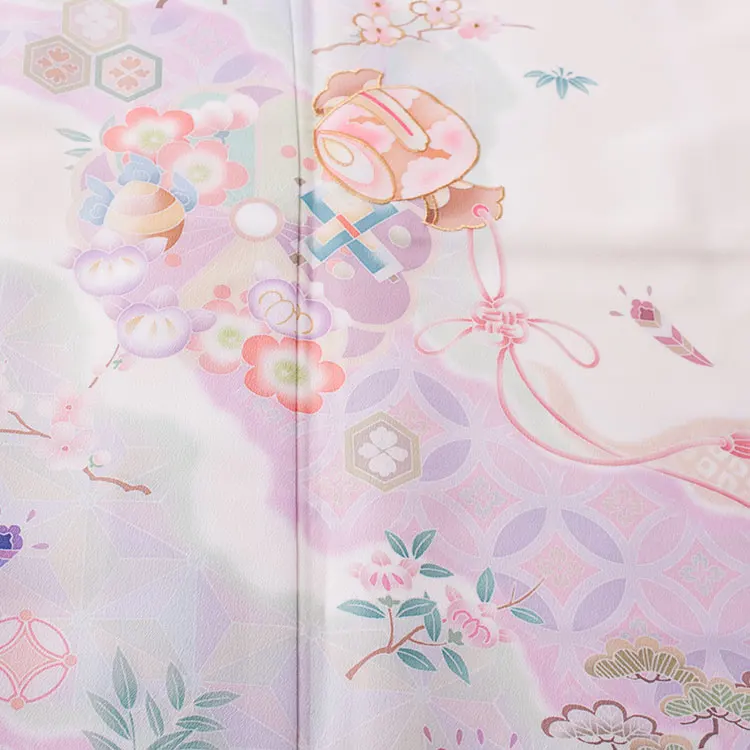 訪問着 アイボリー 吉祥文様 618