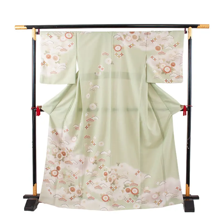 訪問着 JAPAN STYLE 若葉色 松菊 627 ジャパンスタイル