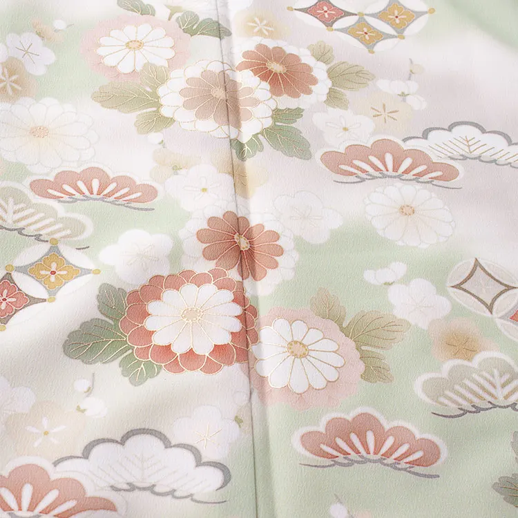 訪問着 JAPAN STYLE 若葉色 松菊 627 ジャパンスタイル