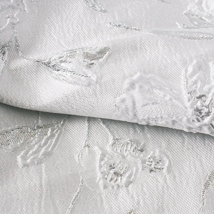 男性用袴 白シルバー 洋花 /5X34