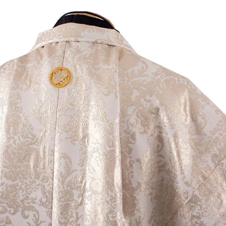 男性用袴 オフホワイト アンティーク柄 グラデーション袴 /5X52