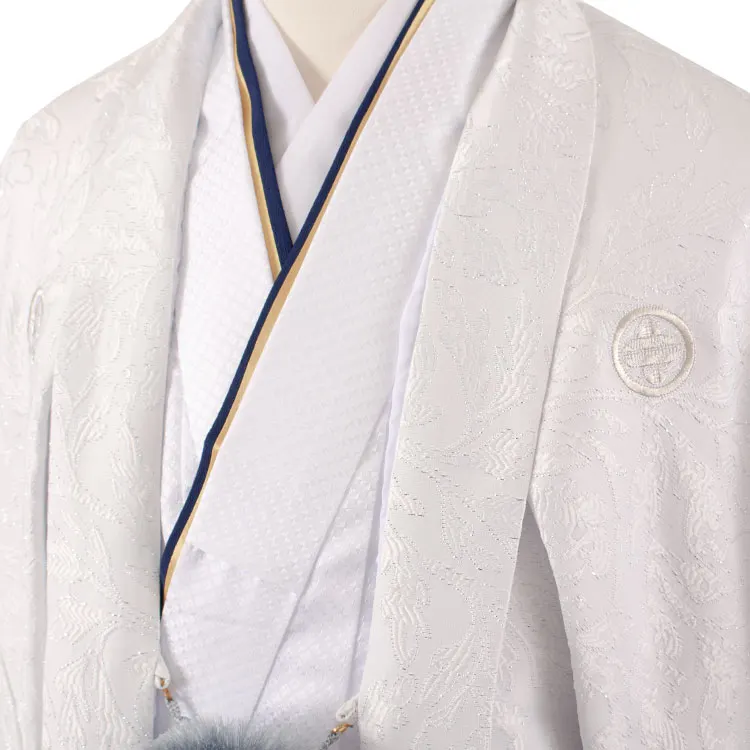 男性用袴 白地 羊歯模様 /5X53