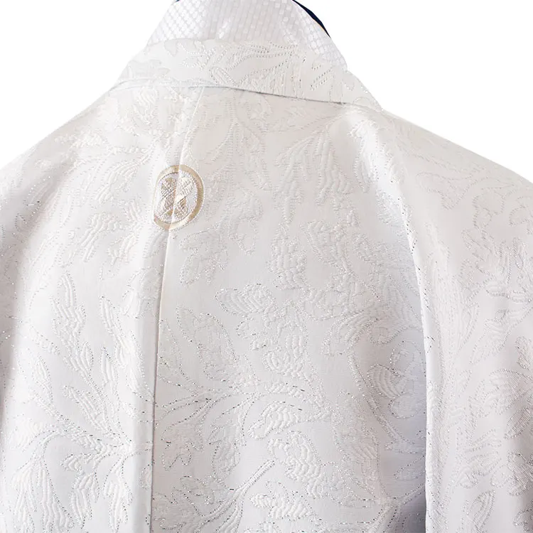 男性用袴 白地 羊歯模様 /5X53