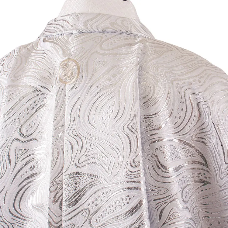 男性用袴 シルバー 流水 /6H21