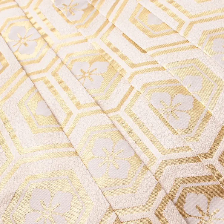 男性用袴 白紺ぼかし 桜刺繍 /6N12