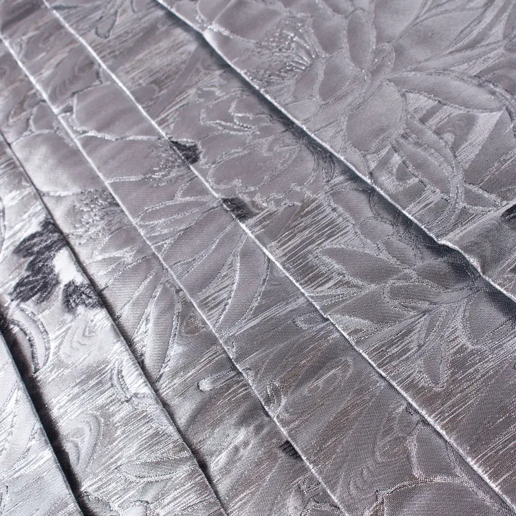 男性用袴 打掛紋付 白シルバー 豪華絢爛 鶴 牡丹 ファー付き /6Z33