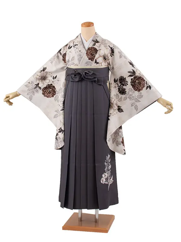 卒業袴レンタル二尺袖 JILLSTUART アイボリー 白くちなし 2062