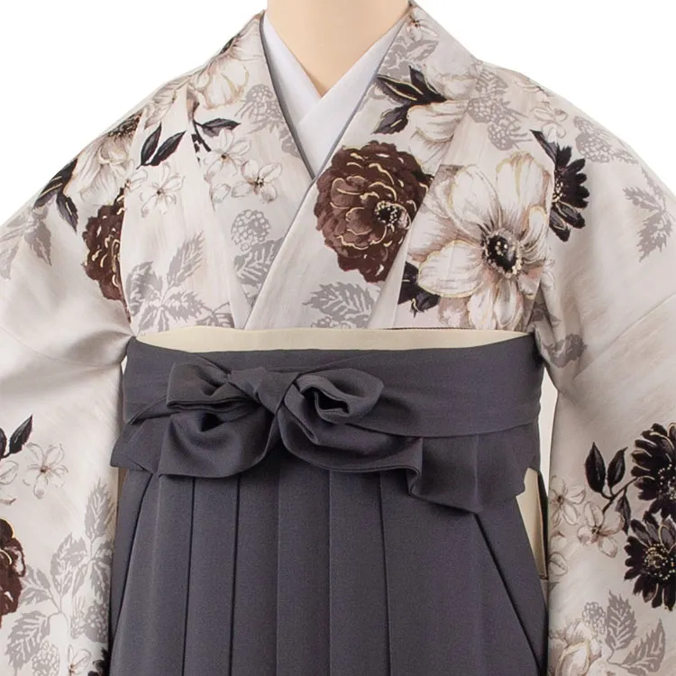 卒業袴レンタル二尺袖 JILLSTUART アイボリー 白くちなし 2062