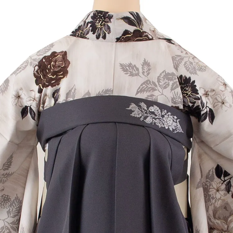 卒業袴レンタル二尺袖 JILLSTUART アイボリー 白くちなし 2062