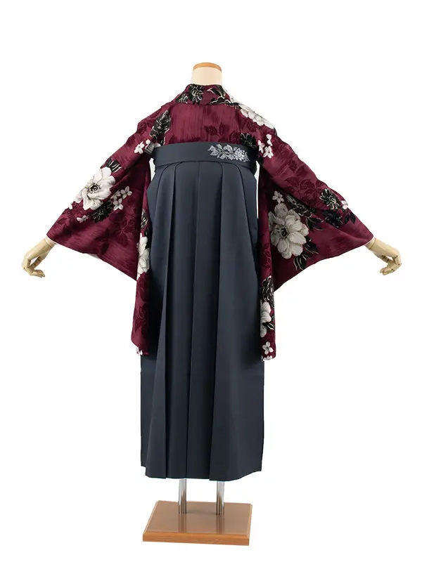 卒業袴レンタル二尺袖 JILLSTUART バーガンディくちなし 2072